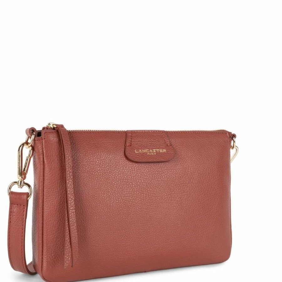 Femme lancaster Pochettes | Pochette Zippee M Dune Bordeaux