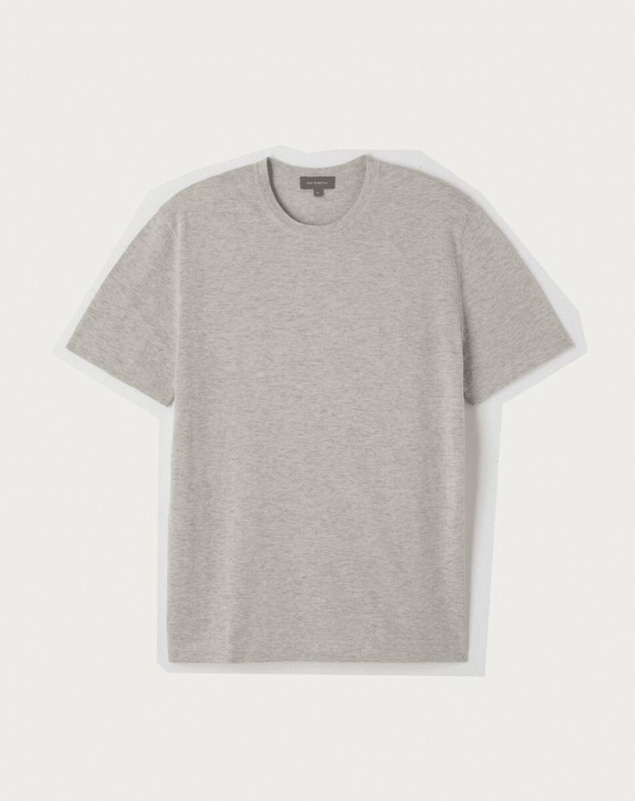 Homme eric bompard Vetements | T-Shirt Ultrafin - Homme Armoise Gris