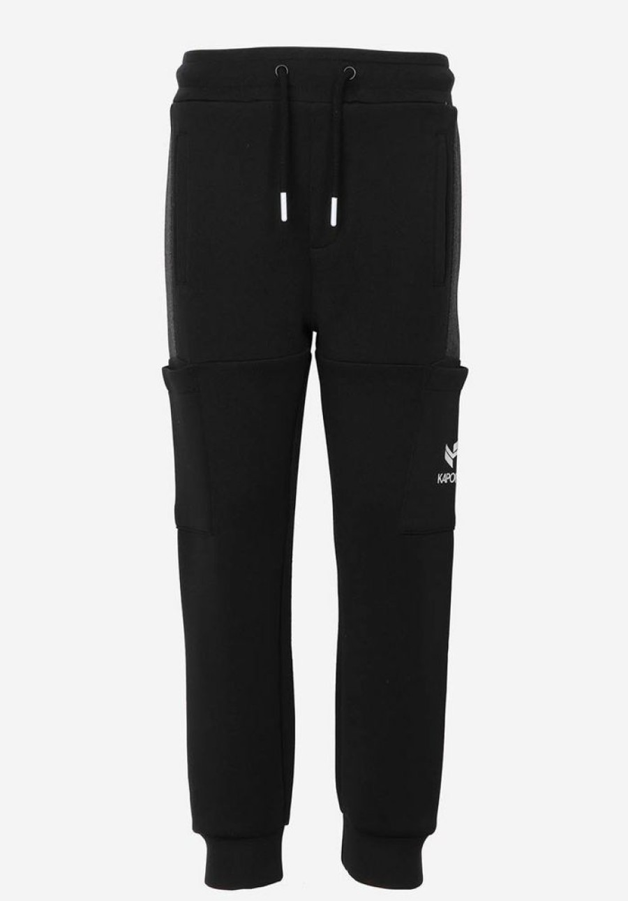 Enfant kaporal Pantalons & Shorts | Jogging Garcon Noir