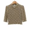 Femme sandro T-Shirts | Top Imprime Beige