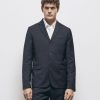 Homme the kooples Costumes | Veste De Costume Molle Bleu