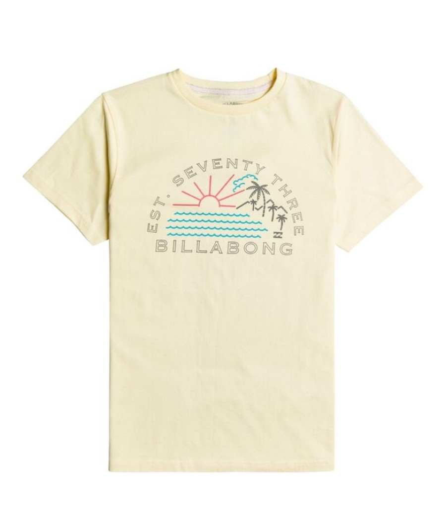 Femme billabong T-Shirts | Isla Vista Ss Boy Jaune