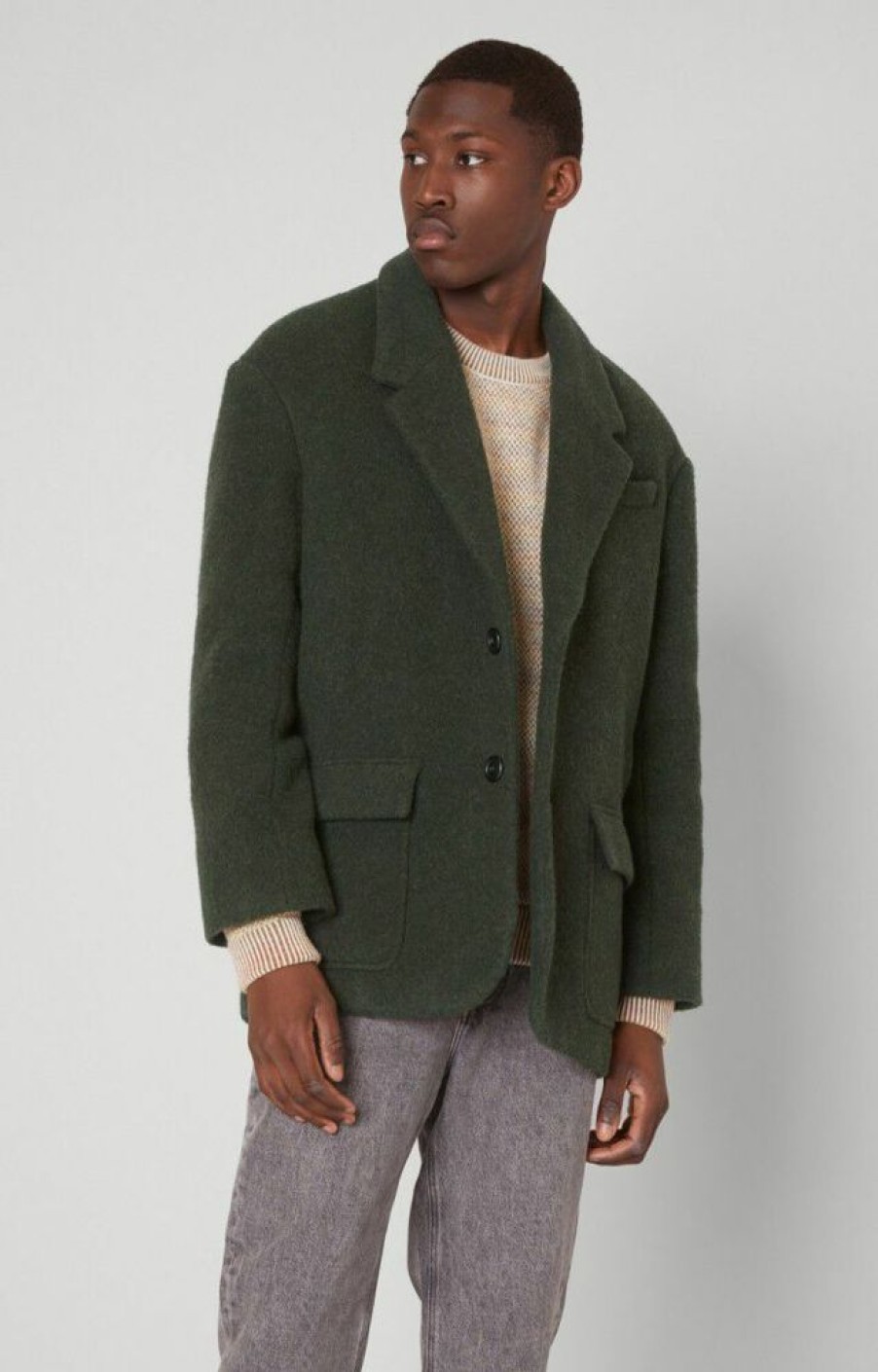 Homme american vintage Manteaux & Vestes | Blazer Homme Zefir Vert