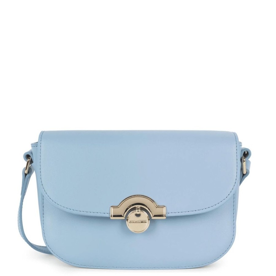 Femme lancaster Pochettes | Pochette A Rabat Avec Fermoir Paris Medaille Bleu