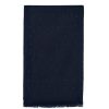 Femme eric bompard Echarpes & Foulards | Echarpe Voile De Cachemire Strass 150 Cm X 50 Cm - Accessoires - Marine Bleu