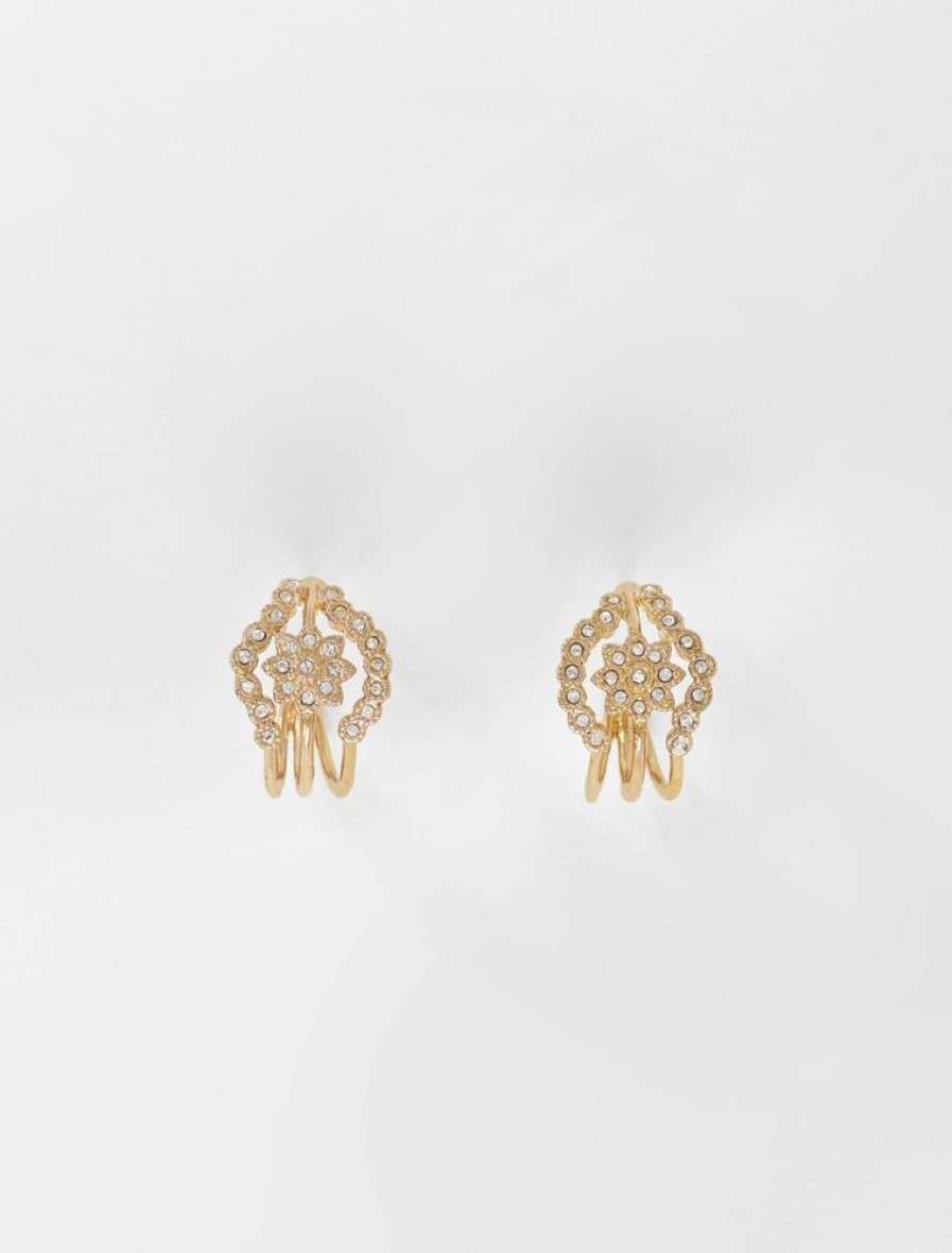 Femme maje Bijoux | Boucles D'Oreilles Esprit Semainier Dore