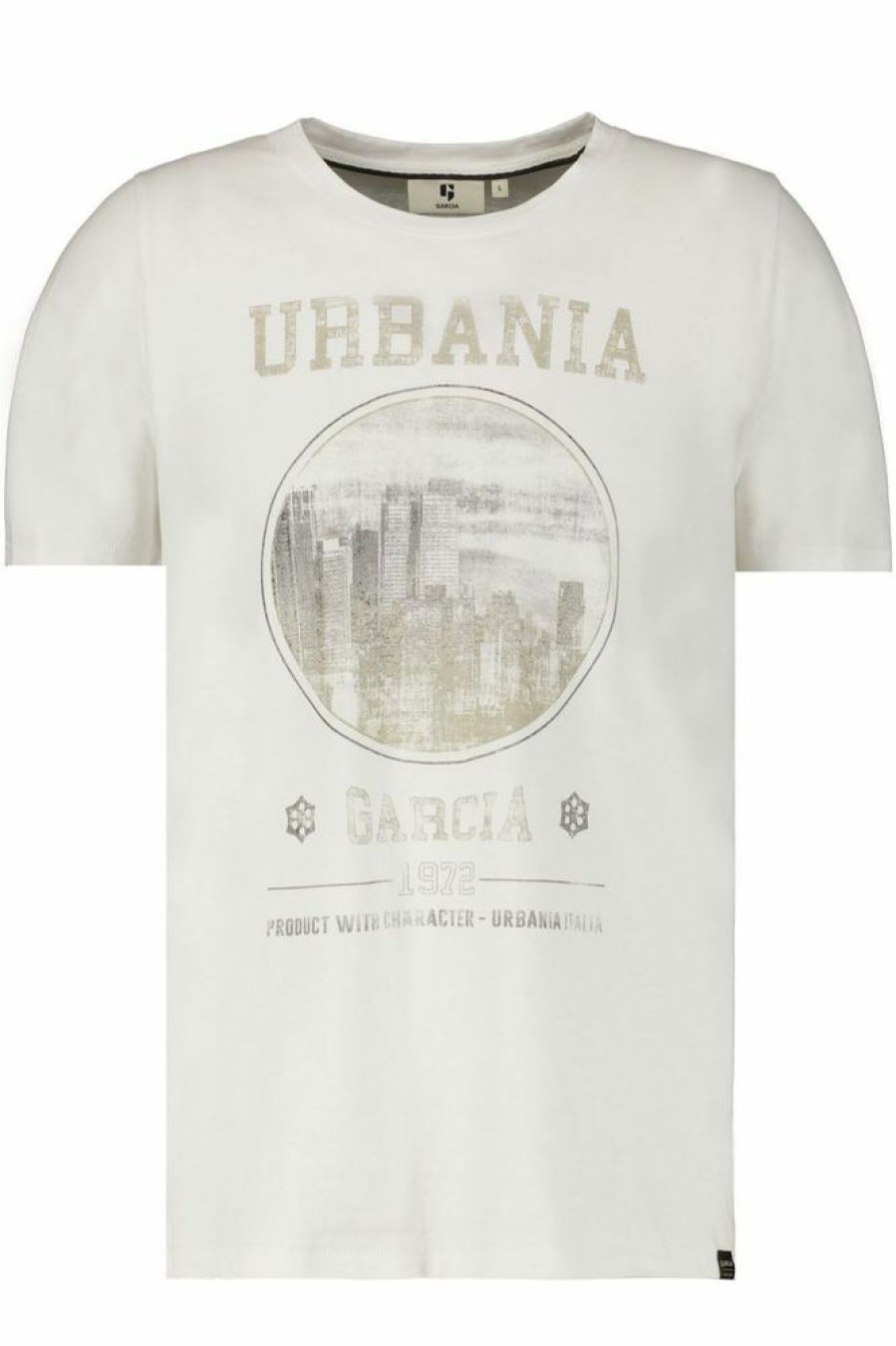 Homme garcia T-Shirts | T-Shirt Blanc