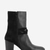 Femme kaporal Bottines & Boots | Bottines En Cuir Femme Noir