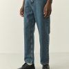 Homme american vintage Pantalons | Jean Droit Homme Joybird Bleu