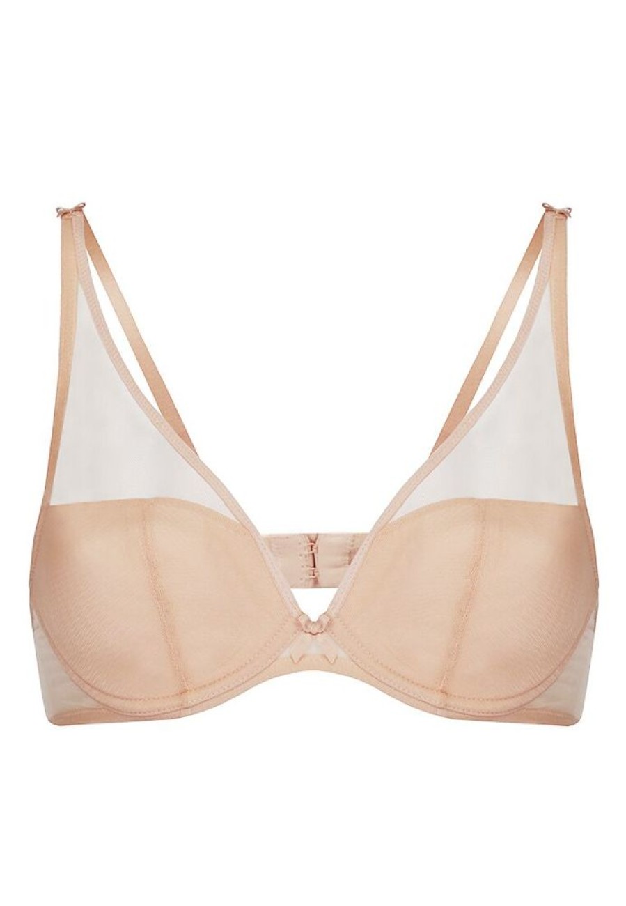 Femme aubade Soutien-Gorges | Soutien-Gorge Triangle Plunge Nudessence Rose