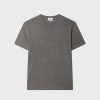 Homme figaret T-Shirts | T-Shirt Col Rond En Coton Uni Gris