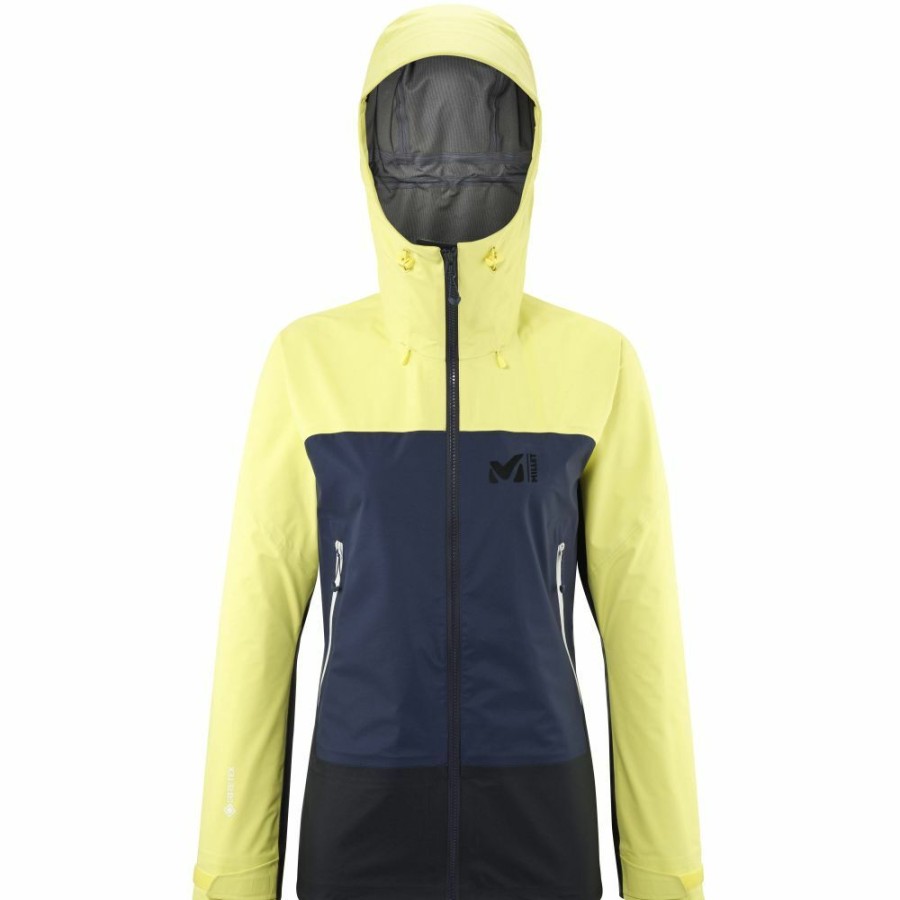 Femme millet Vetements | Veste De Protection Kamet Gtx Jk W Jaune