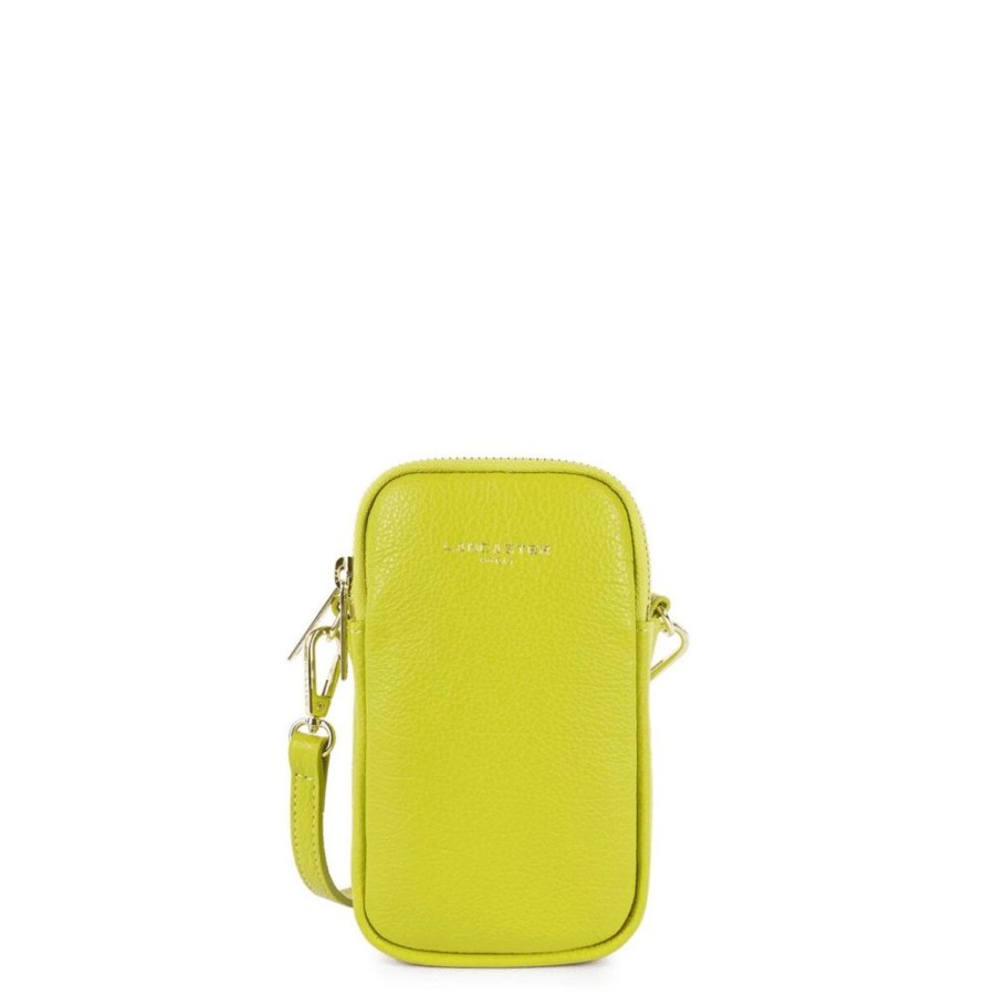 Femme lancaster Pochettes | Pochette Smartphone Zippe Dune Jaune