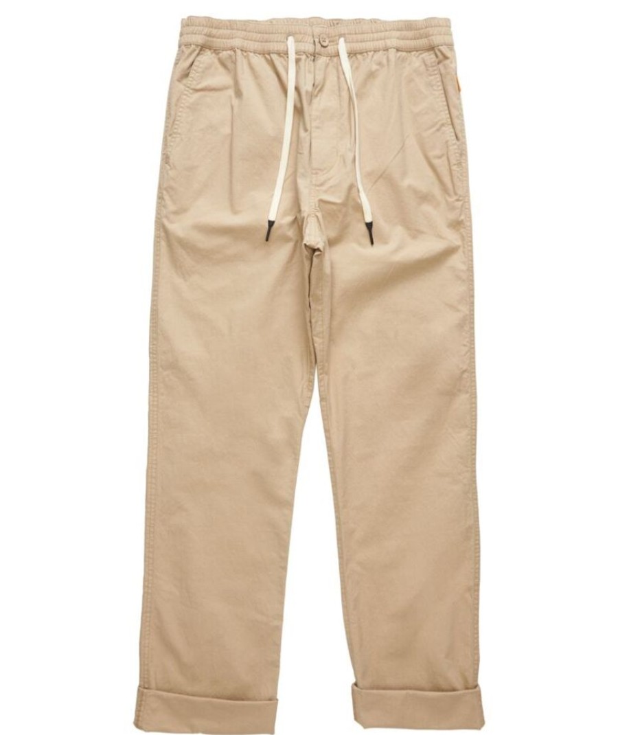 Homme quiksilver Pantalons | Aqmnp03018-Cjz0 - After Surf Pant Beige