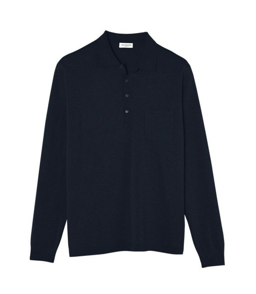 Homme eric bompard T-Shirts | Polo - Homme - Marine Bleu