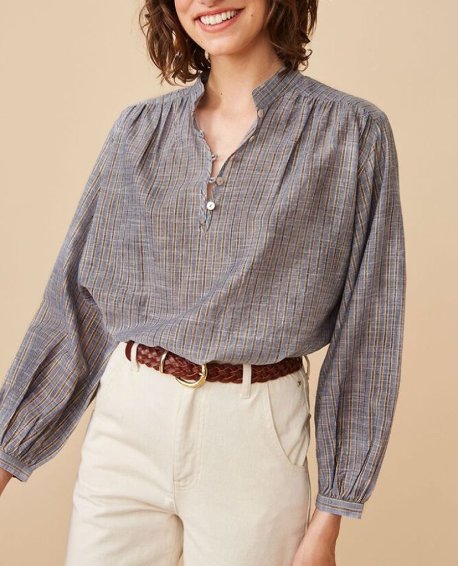 Femme des petits hauts Chemises & Blouses | Blouse Tounio Gris