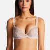 Femme aubade Soutien-Gorges | Soutien-Gorge Push-Up Soleil Nocturne Blanc