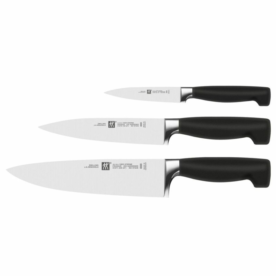 Maison zwilling Cuisine | Set De Couteaux 3-Pcs Noir