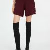 Femme claudie pierlot Robes & Jupes | Short Taille Haute Boutonne Bordeaux