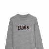 Enfant zadig&voltaire Tops & T-Shirts | T-Shirt Kita Enfant Gris