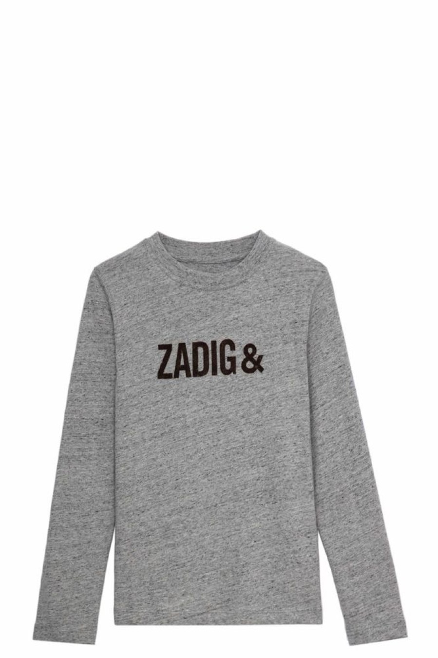 Enfant zadig&voltaire Tops & T-Shirts | T-Shirt Kita Enfant Gris