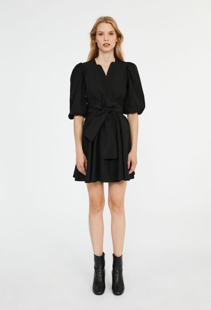 Femme claudie pierlot Robes & Jupes | Robe Courte Evasee Noir