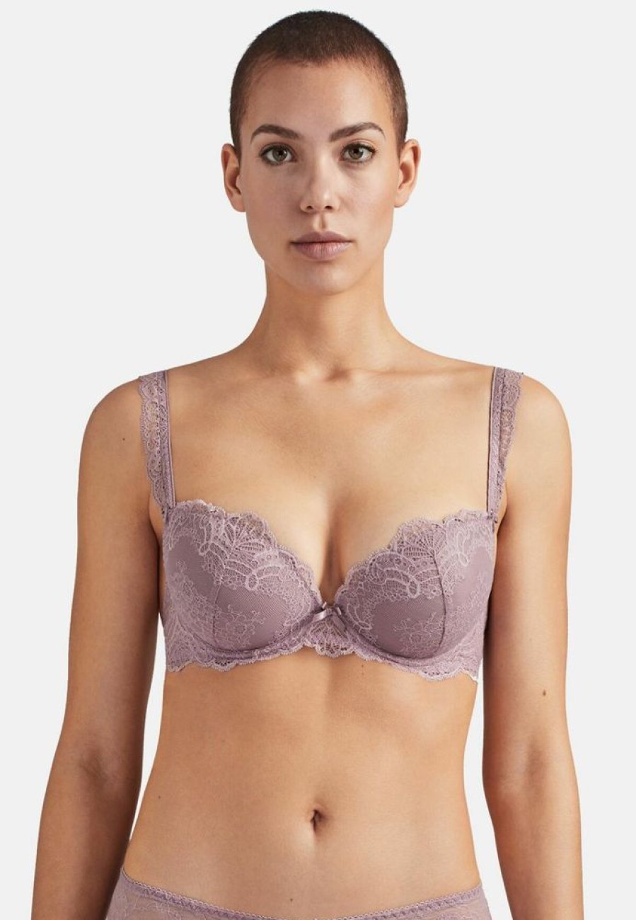 Femme aubade Soutien-Gorges | Soutien-Gorge Push-Up Coque Danse Des Sens Rose