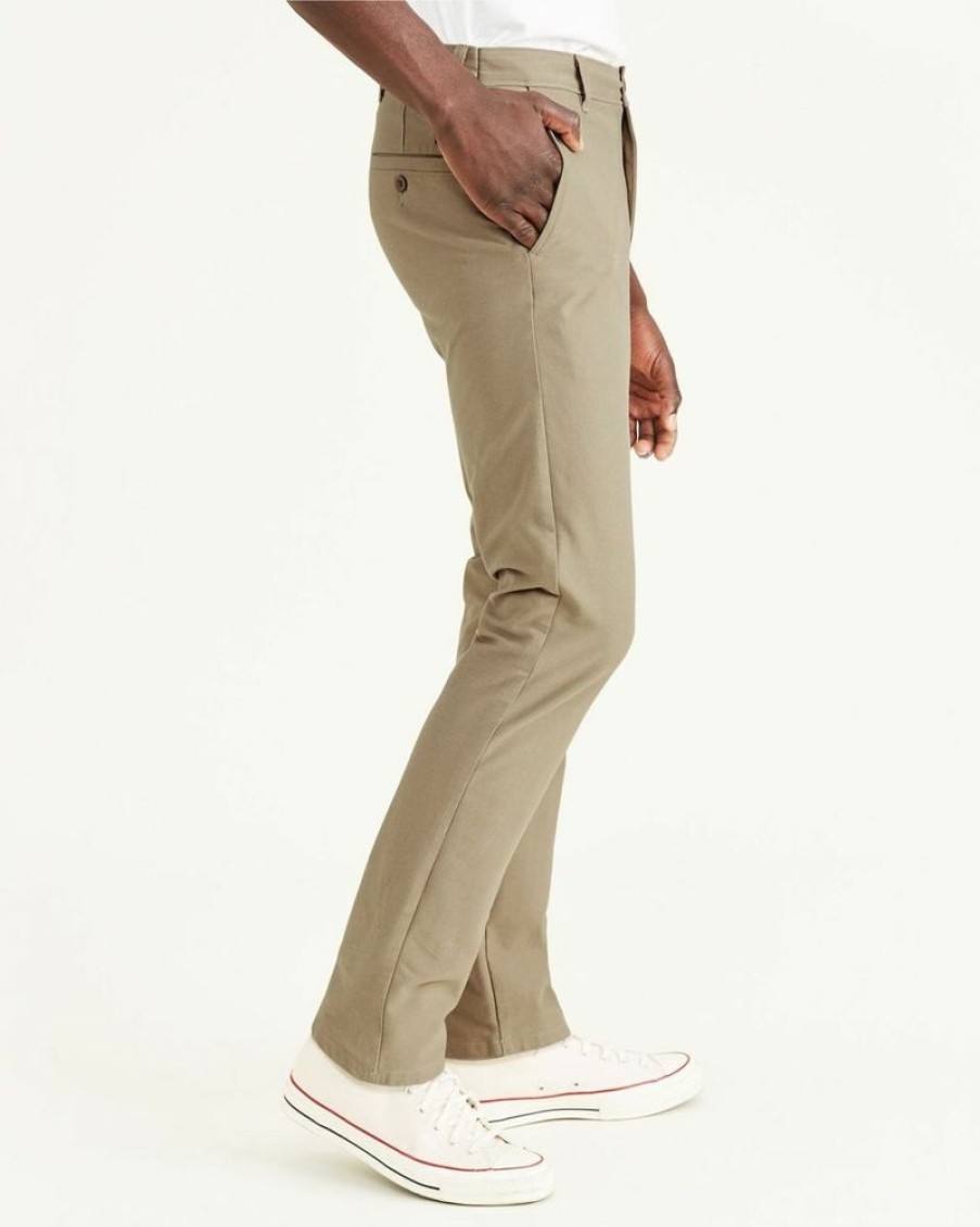 Homme dockers Pantalons | Chinos En Tricot De Confort, Ajustement Slim