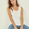 Femme american vintage T-Shirts | Debardeur Femme Lirk Blanc