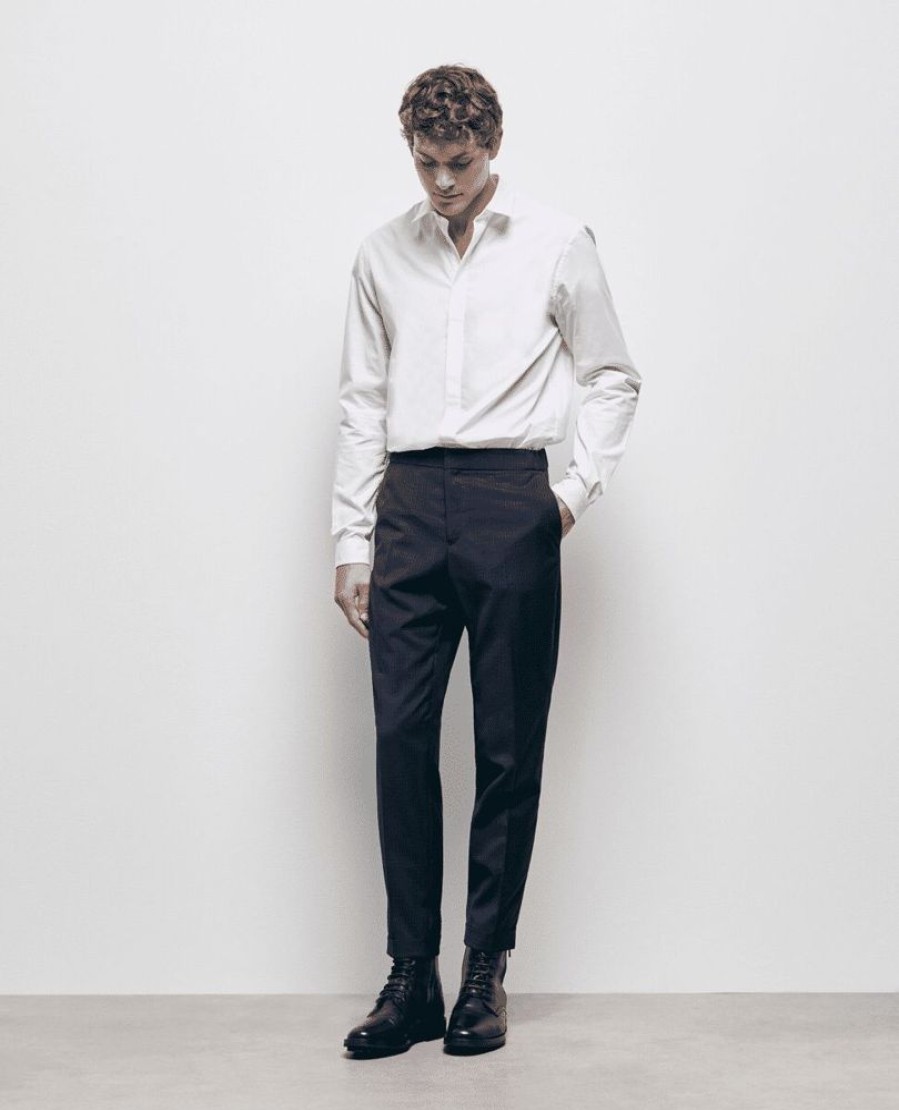 Homme the kooples Costumes | Pantalon De Costume Mia Bleu