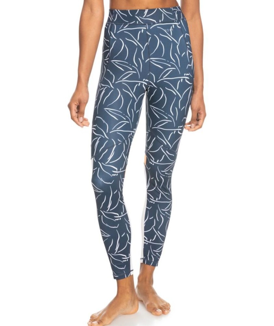 Femme roxy Leggings | Erjnp03424-Xbbm - Keep On Trying Bleu