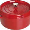 Maison staub Cuisine | Cocotte 24 Cm Cerise Second Choix Rouge