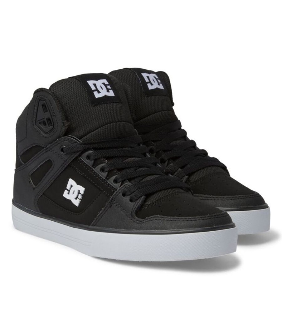 Homme dc shoes Baskets | Adys400043-Blw - Pure High-Top Wc Noir