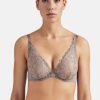 Femme aubade Soutien-Gorges | Soutien-Gorge Triangle Avec Armatures Secret De Charme Rose