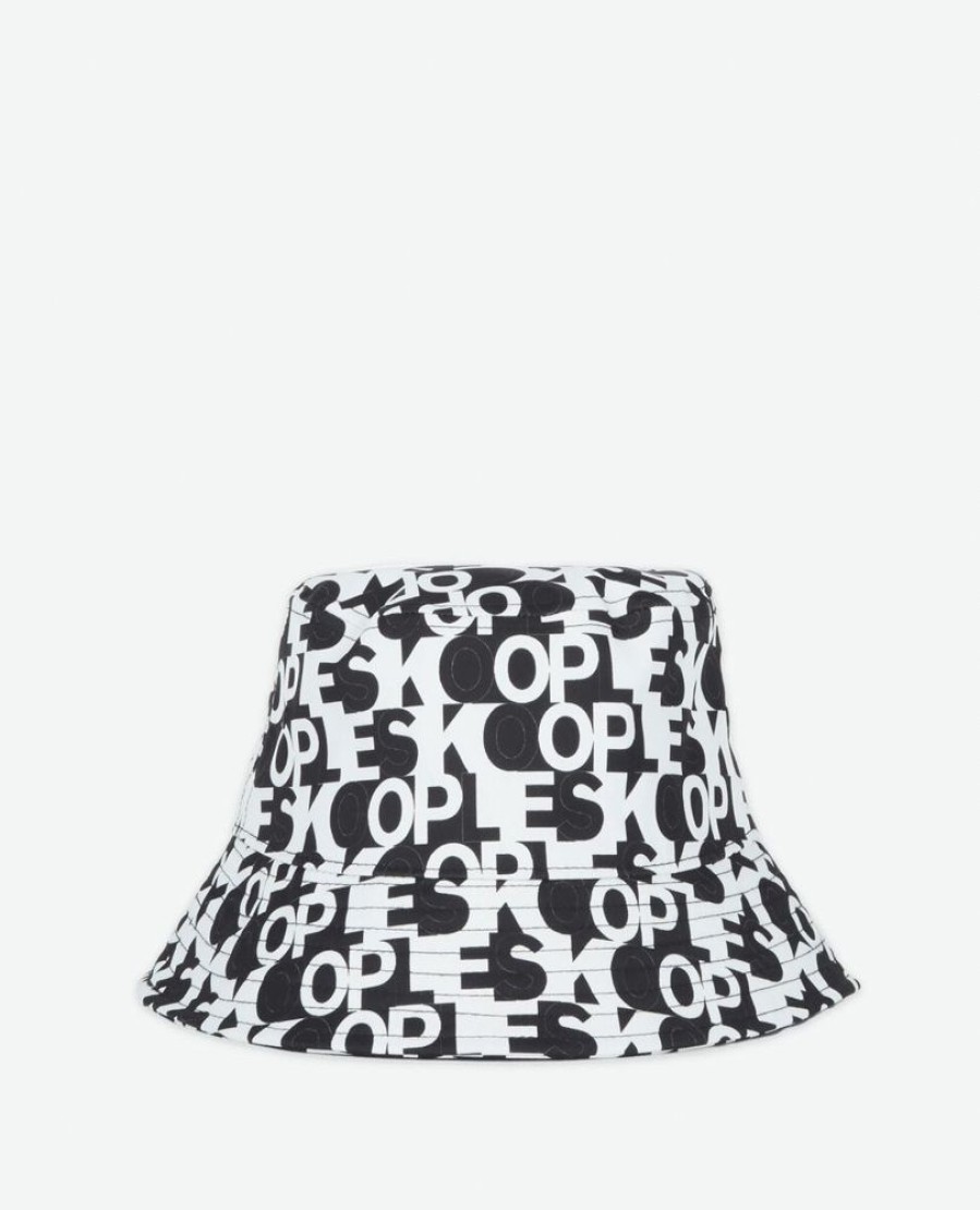 Femme the kooples Casquettes, Chapeaux & Bonnets | Bob En Nylon Avec Logo All Over Noir