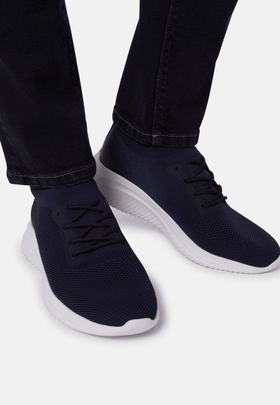 Homme boggi milano Chaussures De Ville | Sneaker Tech Sock Bleu