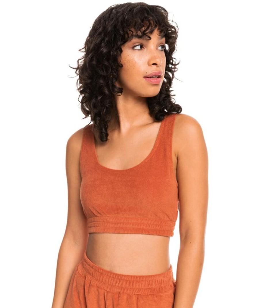 Femme roxy T-Shirts | Erjkt03933-Cns0 - Threes Company Cami Orange