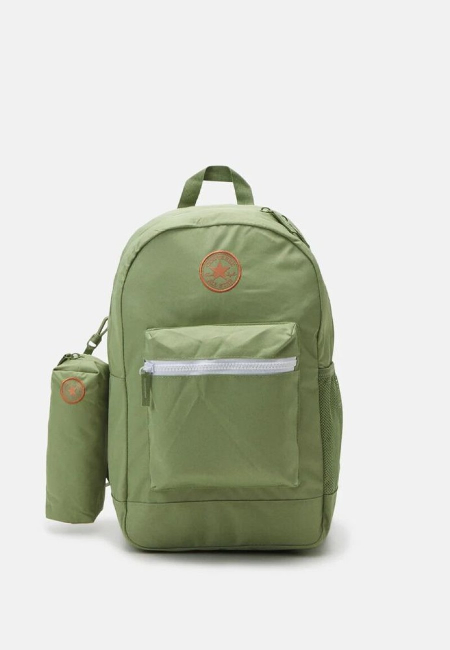 Homme converse Sacs A Dos | Backpack Pencil Case Alligator Friend Vert