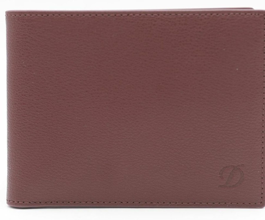 Homme s.t. dupont Petite Maroquinerie | Porte-Billets 8Cc Graine Bordeaux