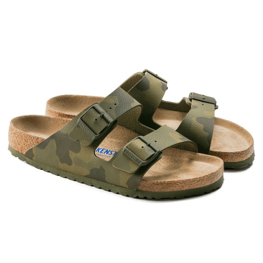 Femme birkenstock Sandales & Mules | Arizona Camo Green Vert