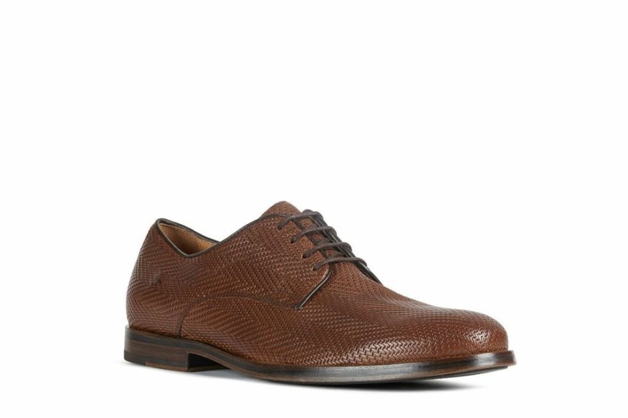 Homme geox Chaussures De Ville | U Bayle Marron