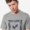 Homme kaporal T-Shirts | T-Shirt Homme En 100% Coton Bio Gris