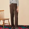 Femme des petits hauts Pantalons | Pantalon Tritee Marron