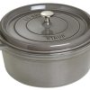 Maison staub Cuisine | Cocotte 28 Cm, Rond(E), Graphite, Fonte, Second Choix Gris