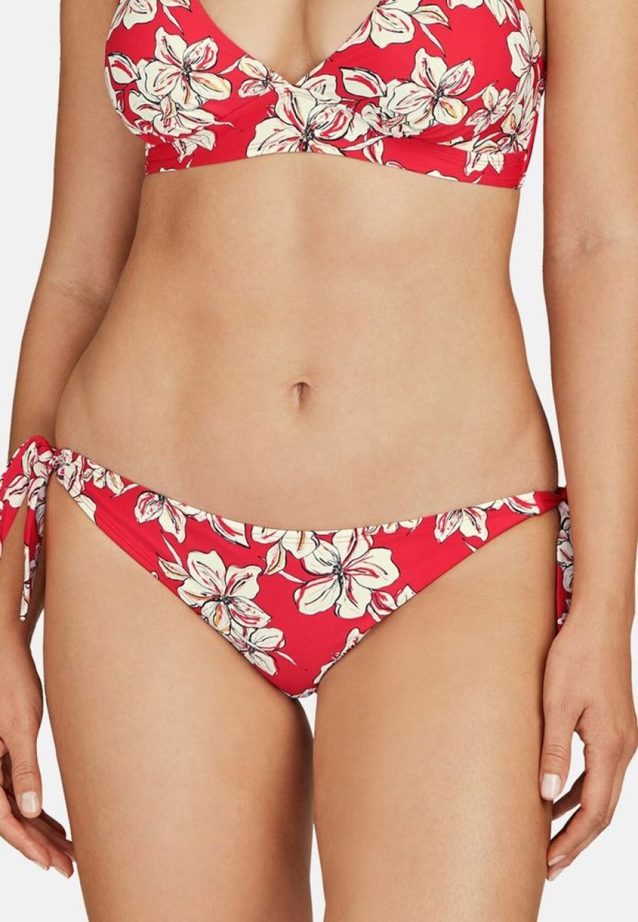 Femme aubade Culottes | Culotte De Maillot De Bain Mini-Coeur Parfums D'Ete Rouge