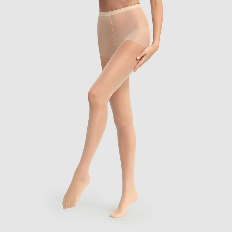 Femme dim Chaussettes & Collants | Collant Capri Sublim Voile Brillant 15D Collant Beige