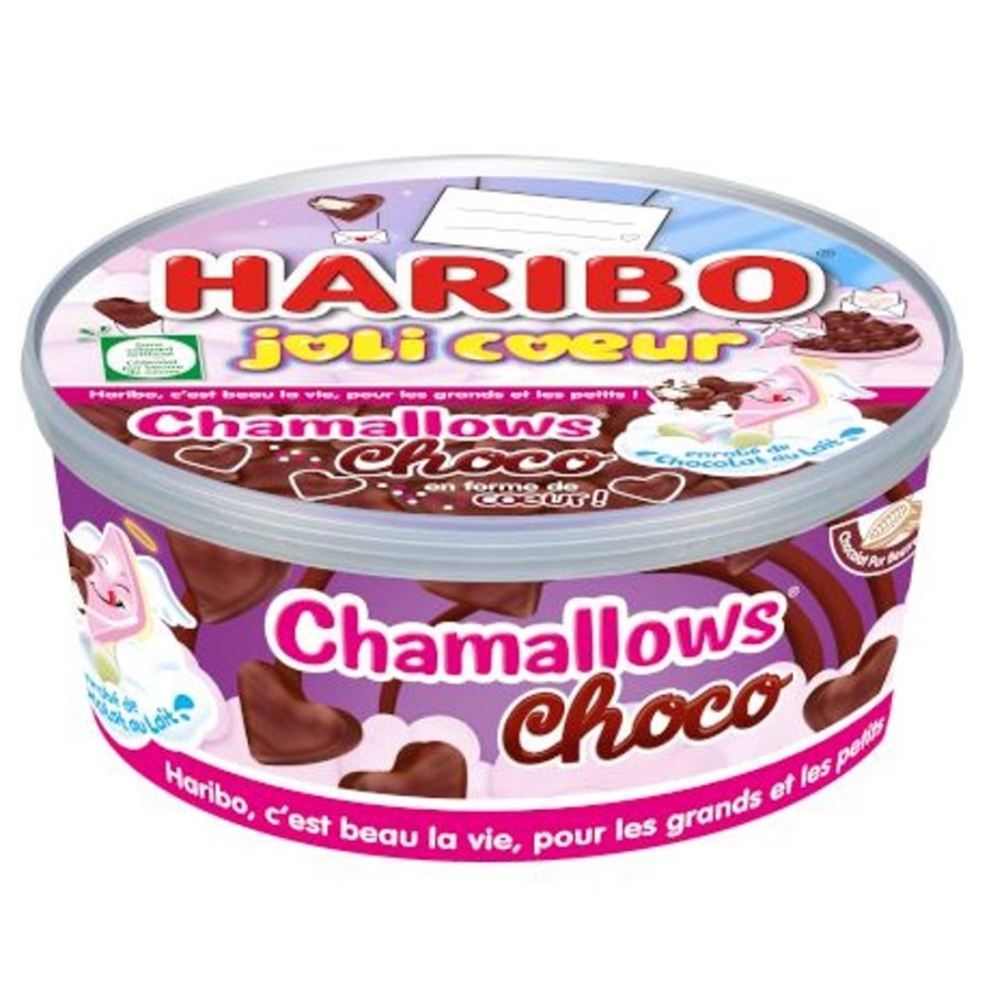 Epicerie haribo | Chamallows Choco Joli Coeur 280G