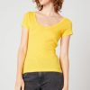 Femme american vintage T-Shirts | T-Shirt Femme Nouveau Mexique Jaune