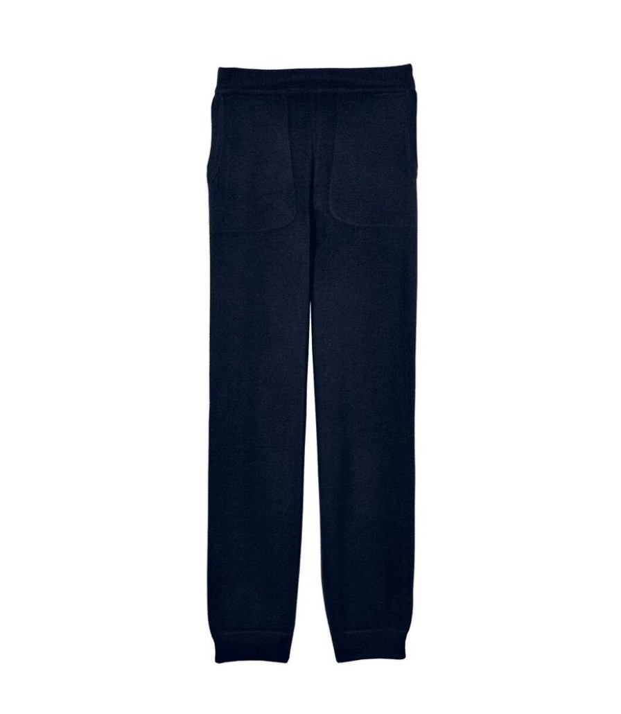 Femme eric bompard Pantalons | Pantalon Carotte Casual - Femme - Marine Bleu