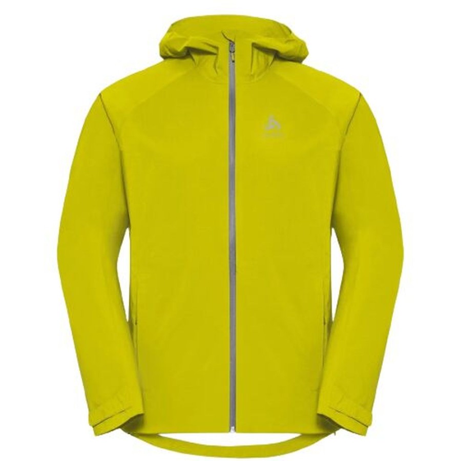 Homme odlo Vetements | Veste Impermeable Aegis Pour Homme Jaune